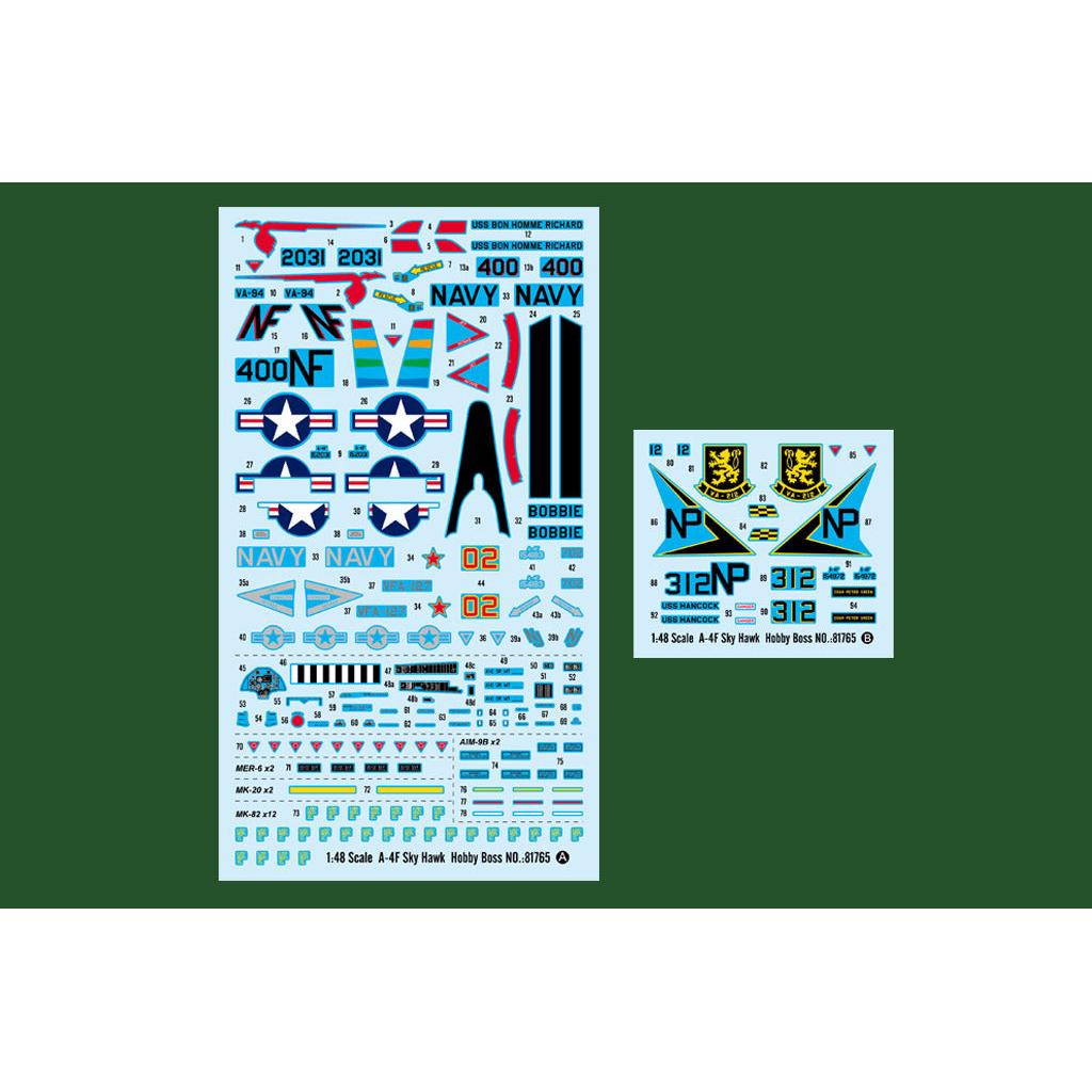 1/48 A-4F Sky Hawk Plastic Model Kit